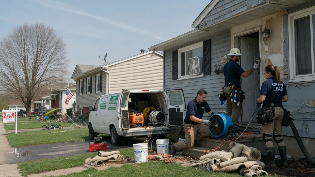 Flood Cleanup in Pearl City, IL near me