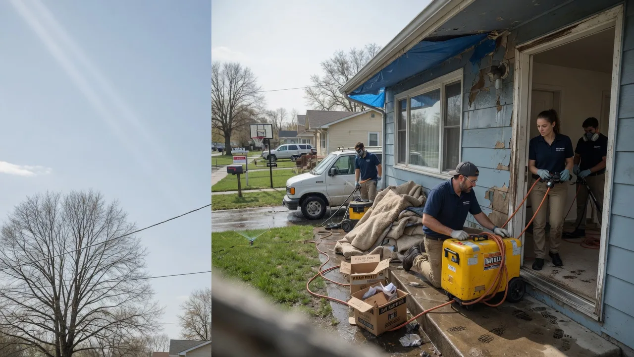 Basement Flood Cleanup in Pearl City, IL near me
